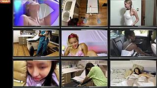 Petite latina nicole luva moans hard fingering hairy pussy with vibrator