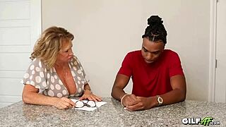 Rich Granny Sucks Hardcore Interracial Cock