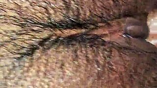 oh man, latina wife's black panties soaked before massive cumshot drenches her