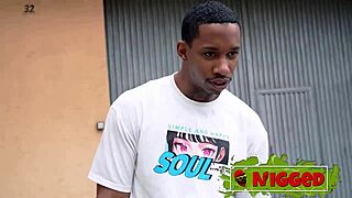 tight argentine redhead ammy rides big interracial cock outdoors rough.