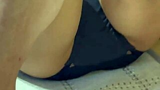 Asian Wife Sleeps with Pussy Shape Visible in Underwear, We Groped Softly