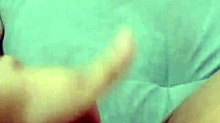 POV Latina Prostitute Digs Her Huge Wet Pussy with Fingers Moaning Hard in Minnie Shorts