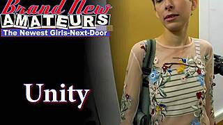 Petite Blonde Unity Jerks Monster Cock Then Swallows Facial Cumshot!