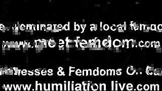you're just a fat pathetic loser i own you in this bdsm femdom pov humiliation