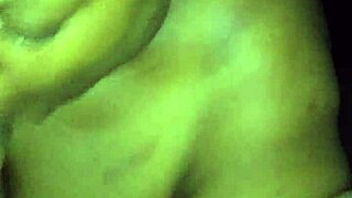 bbw ebony gives sloppy blowjob then takes hard interracial pounding