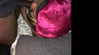 wake up fatty, suck this huge cock deep on homemade bbw bed