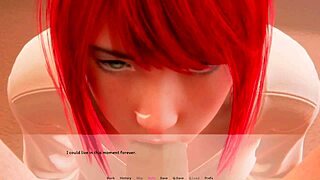 wanna dive into julie's room for redhead pussy play and blowjob fun?