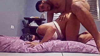 Caught flashing then bent over fucked hard in doggystyle anal by stranger outdoors