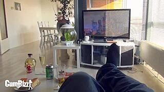 you won't believe this kingsday slut taking bbc cum as princess