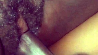 monster cock rams wet ebony pussy hard until she begs him to stop