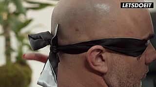 Blonde stepsisters marilyn sugar mia trejsi devour stepdad's monster cock in ffm threesome