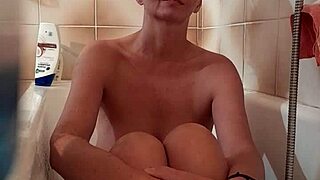 Milf Sandra Goldener rims tongue anal licks ass then takes facial cumshot explosion