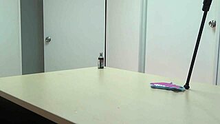 Scarlett Johnson gags on cock during brutal anal casting with deepthroat choking