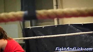 european redhead babes wrestle licking shaved pussies in lesbian fingering