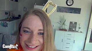 you won't believe this kingsday slut taking bbc cum as princess