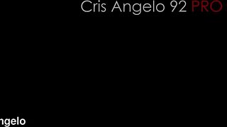 merce palau works her pussy on cris angelo's cock before deep creampie blowjob finish