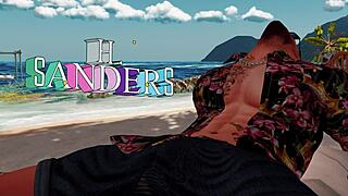 damn this sexy milf's dripping wet pussy and big tits beg for beach fucking