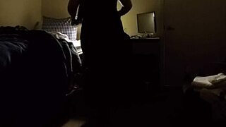 caught a busty curvy milf on hidden voyeur cam spying