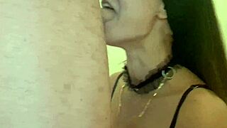 Milf in Sunglasses Delivers Deep Blowjob Before Swallowing Huge Cumshot Load