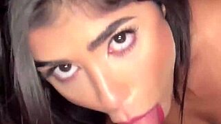 A petite 18yo Latina amateur on casting gags sloppy deepthroat, rims and begs for cum in mouth finish.