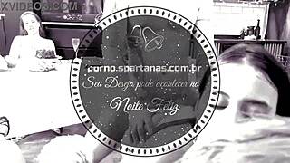 you seeing this huge cock threesome with wife riding wild?