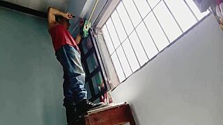 oh that beautiful busty boss with juicy tits fucks her old employee hard wet pussy drippin