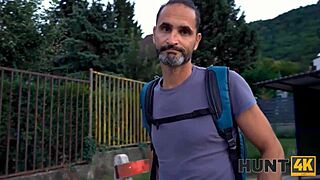 Hunt4k dirty girl hooks up away from her bf