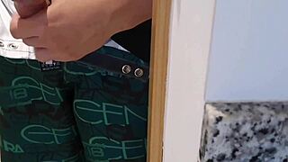 Sexy Latina Gostosa Takes Monster Cock Deep in Kitchen Pound