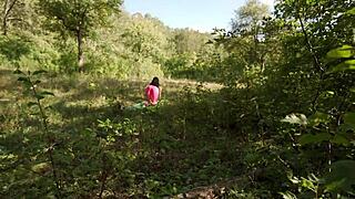 stranger yoga teen in woods begs for my cock ride now?