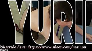 watch yurii mamou suck deep then beg for spanks in french bdsm tease 😈👅