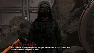 Nerdy Asian slut rides monster cock cowgirl outdoors till orgasmic cumshot