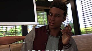 law school date turns into curvy rose's huge tits femdom game
