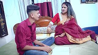 Step mom starsudipa screams in hindi as step son fucks step sister pussy in dirty family threesome full movie