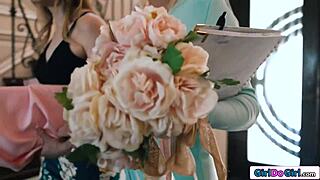 two milf mothers-in-law lick wet pussies then anal strapon pound