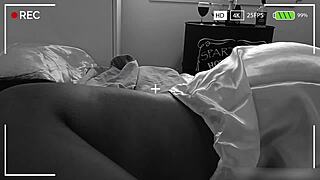 Juicy Brazilian brunette orgasms moaning in shower with Big John