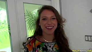 callie craving licks blonde teen pussy at cum fiesta party 😍👅