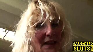 oh god, blonde granny molly maracas drilled hard in handcuffs!