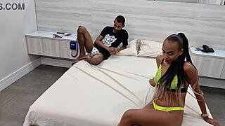 Thai Kalifa gets her tight ass DPed raw by multiple studs in wild behind-scenes orgy!