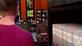 playing my first college girlfriend game comic story part 12 😏📚