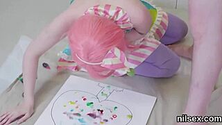 Nasty Teen's Tight Asshole Stretched in BDSM Asylum Deepthroat Treatment