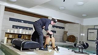 monika fox cock hungry sub takes double anal fisting in bdsm backstage