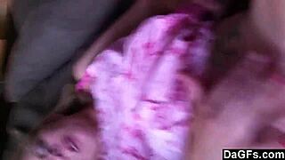 morning blowjob wakes lucky guy from blonde girlfriend