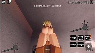 Rich CNP Slut Drains Rich Boy's Cum in Roblox Roleplay Frenzy