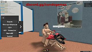 i'm fucking this emo devil girl hard in roblox!