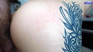 petite sunako kirishiki gets pov pussy pounded in kitchen