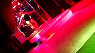 Check out this blonde german stripper teasing ripping clothes big tits ass at eds bar titty tuesday