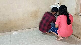 WOW Bhabhi Quenches Pussy Thirst with Young Plumber XXX Hindi Voice Sex!