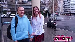 Astrid's 18yo Friend Rides Old Cock Deepthroat Doggystyle for Us