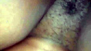 chubby black pov babe spreads wet curvy legs for uncensored close-up tight pussy creampie