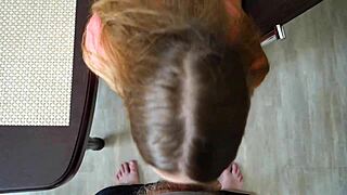 petite sunako kirishiki gets pov pussy pounded in kitchen